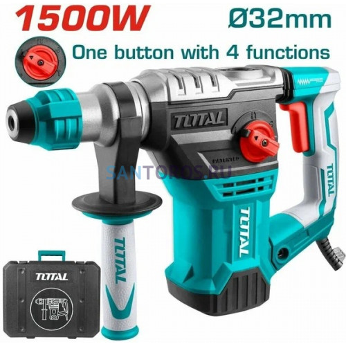 Электрическая Перфоратор/SDS Plus/1500В/5,5Дж TOTAL (TH1153236 ТОТАЛ)